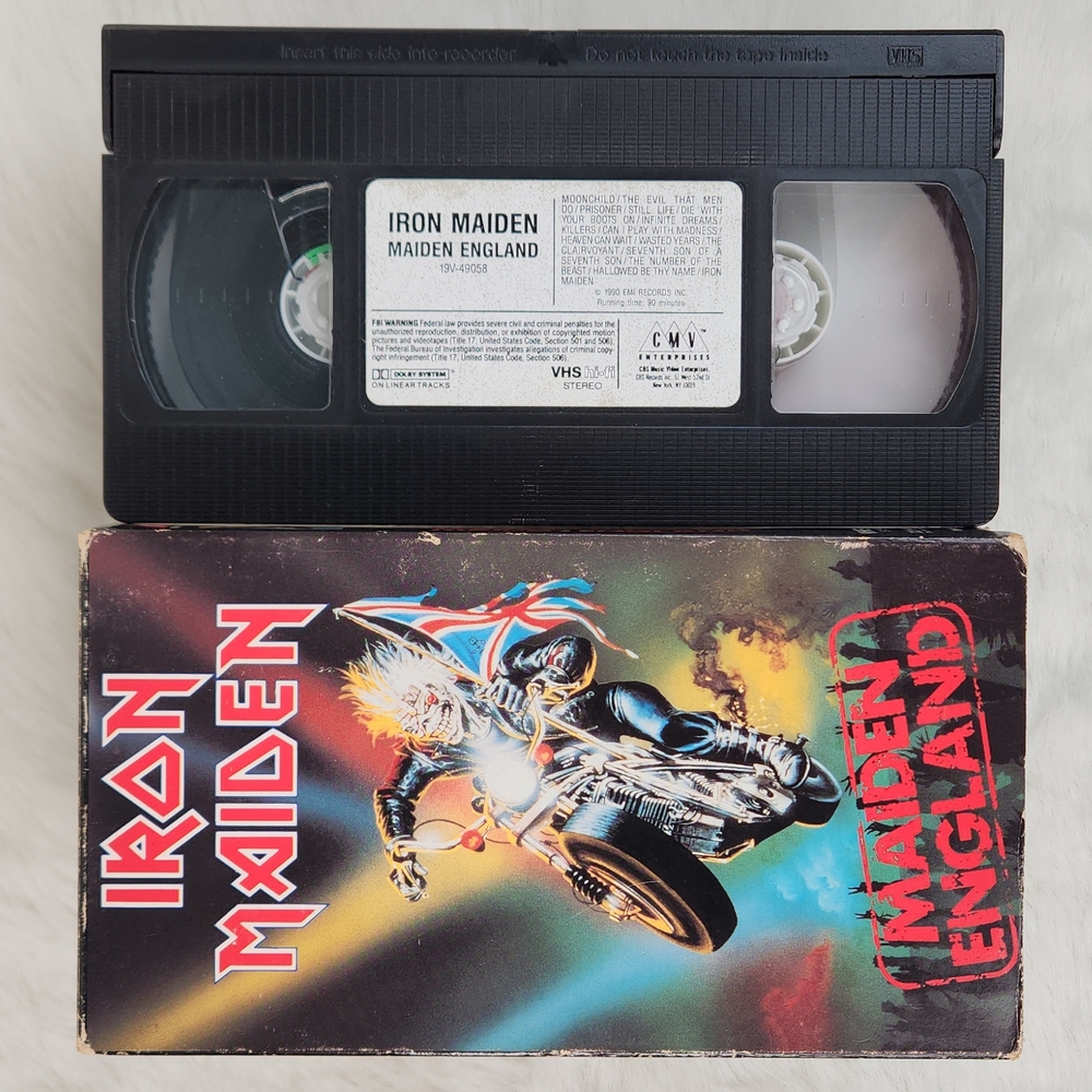 Iron Maiden: Maiden England 1989 VHS Rare out of print